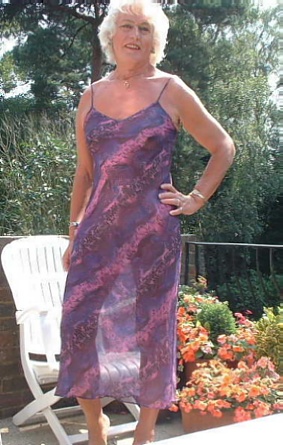 Ruth in her garden