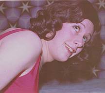 Joy showing off her long eyelashes